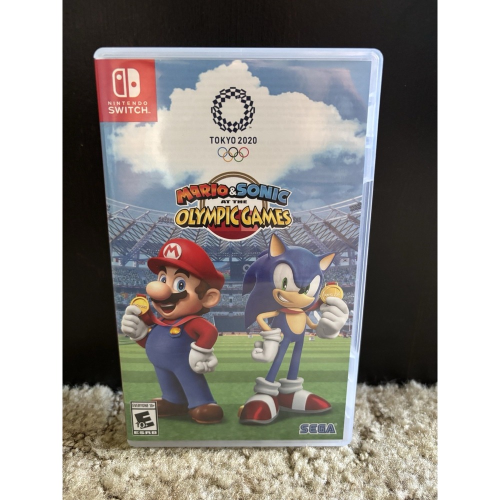 Mario and Sonic at the Olympic Games Tokyo 2020 Switch Cartriage And Case